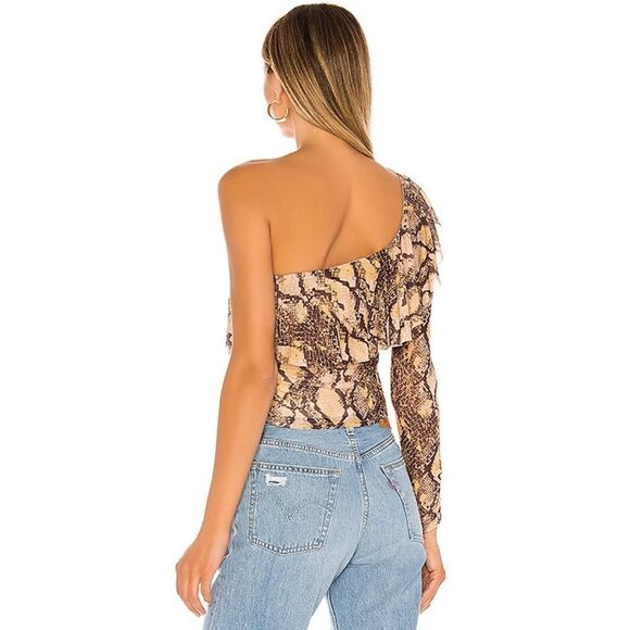 House of Harlow 1960 Flora Top in Python Multi - Picture 4 of 10